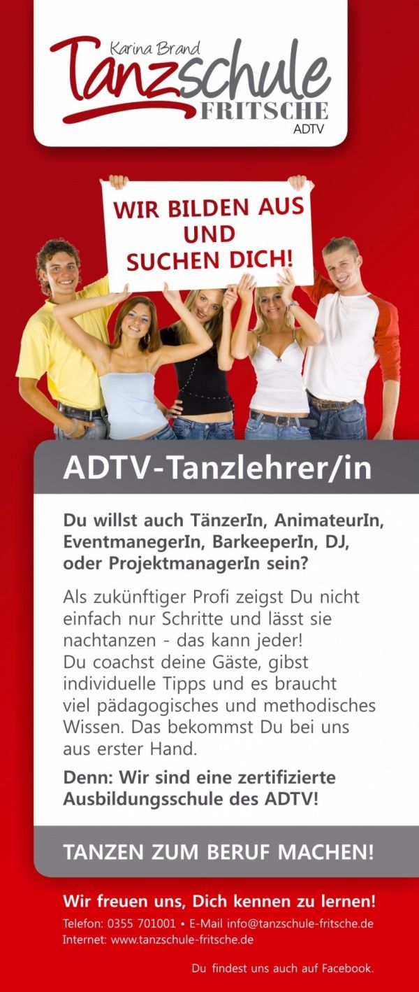 ADTV - Tanzlehrer/In - Ein Beruf mit vielen Facetten